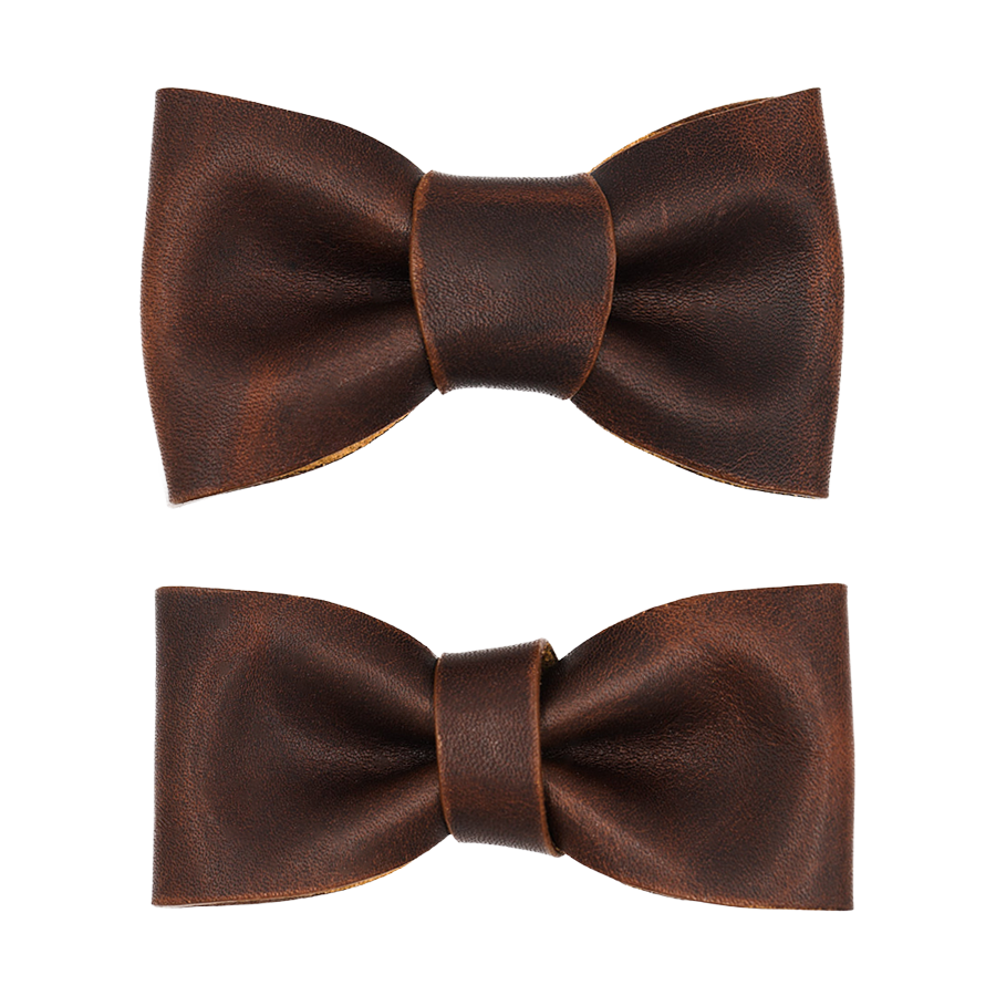 Leather Bow Tie