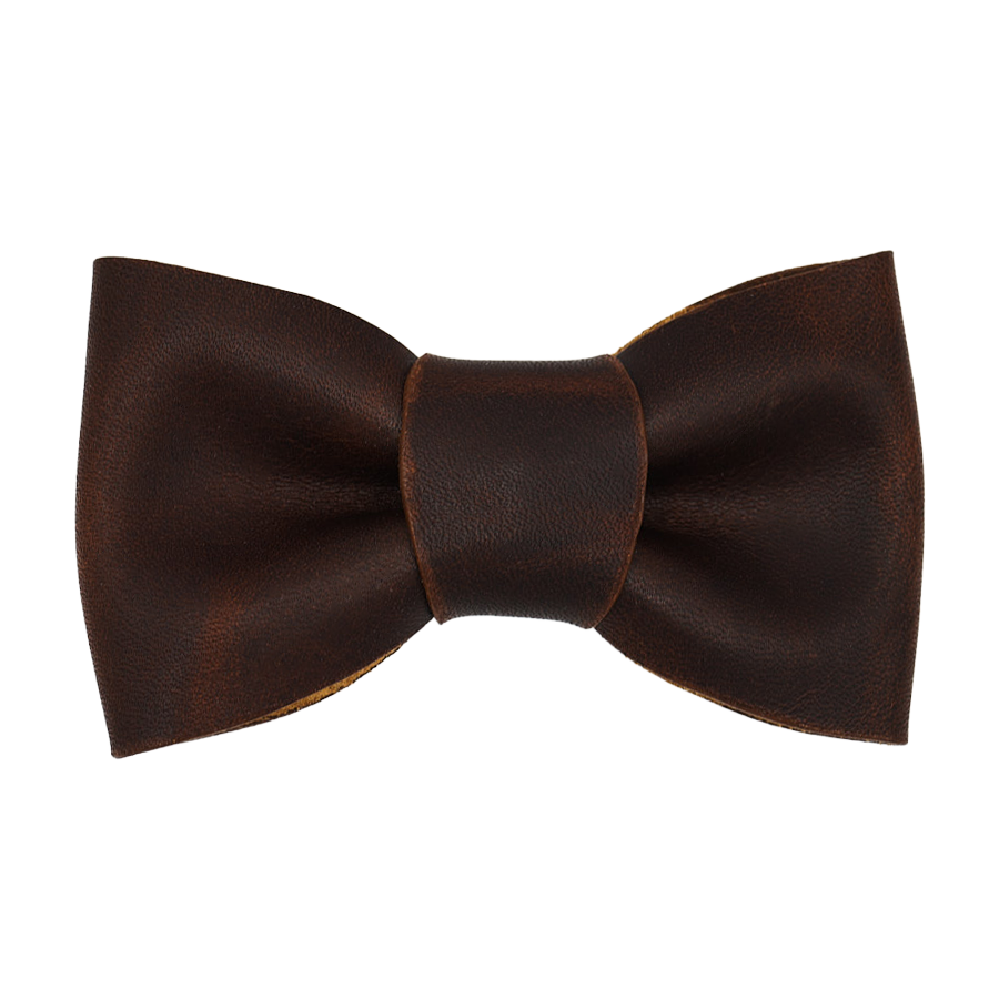 Leather Bow Tie