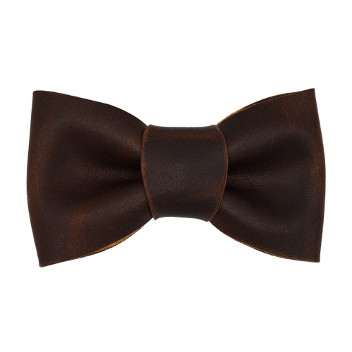 Leather Bow Tie