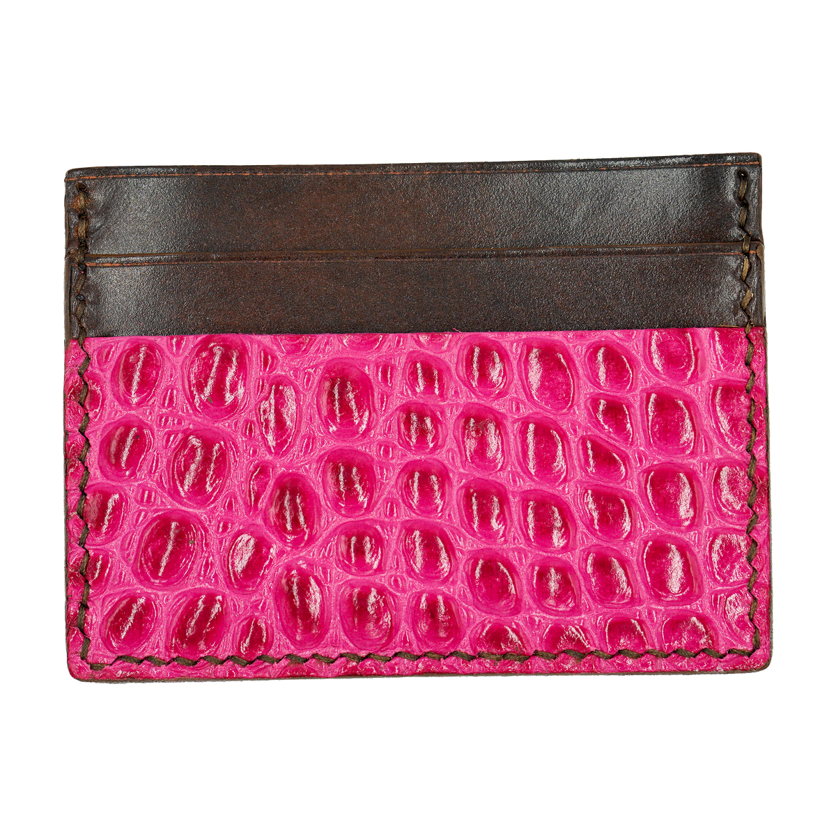 The Edge - Brown with Pink Croc