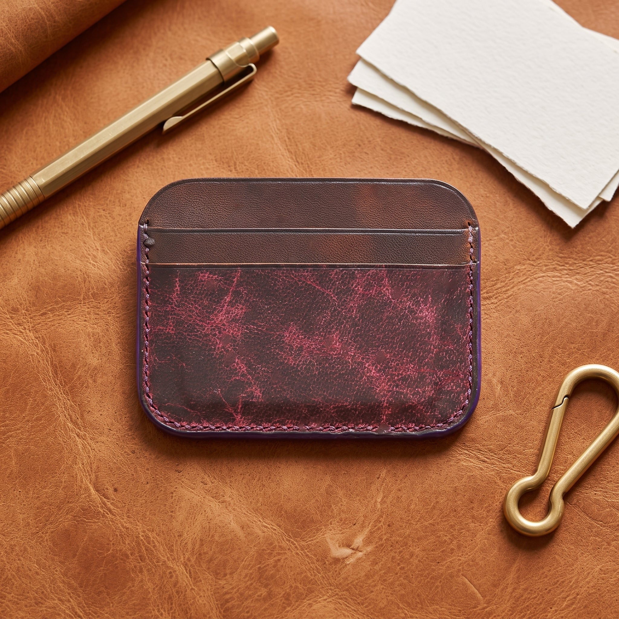 The Arch - Truffle with Purple Cognac Front