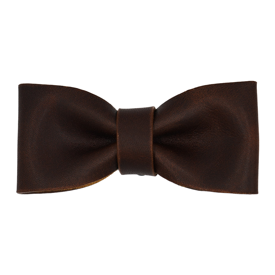 Leather Bow Tie