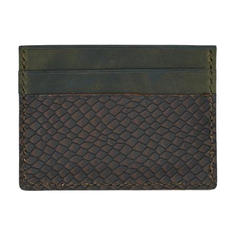 The Edge - Olive with Brown Croc
