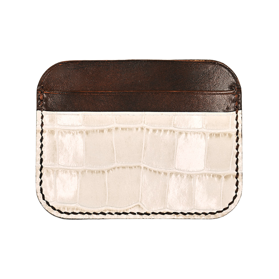 The Arch - Truffle with White Croc